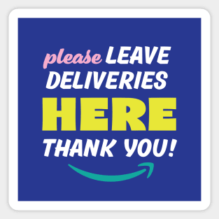 Amazon Delivery Here! Sticker